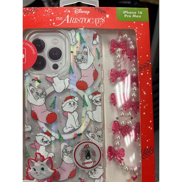 NEW Disney Princess iPhone 16 Pro Max Case Wireless Charging Aristocats Marie - Picture 4 of 5